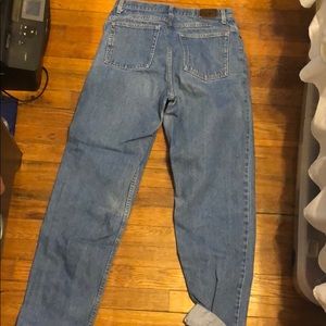 LLBean high waisted jeans